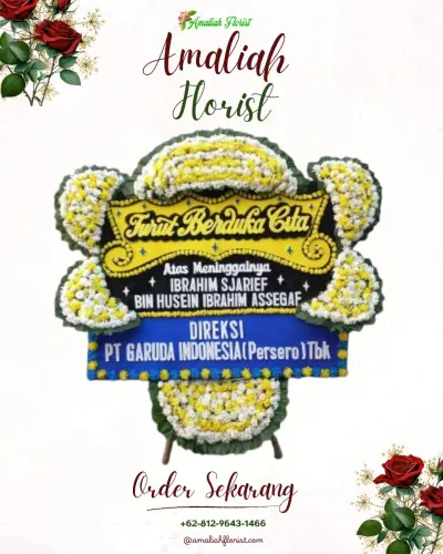 Papan Bunga Duka di Tapos Ii